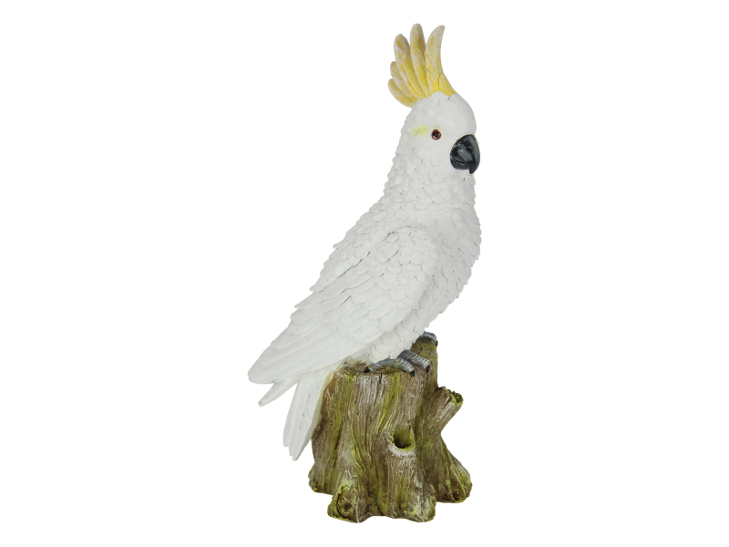 30cm Cockatoo on Tree Trunk