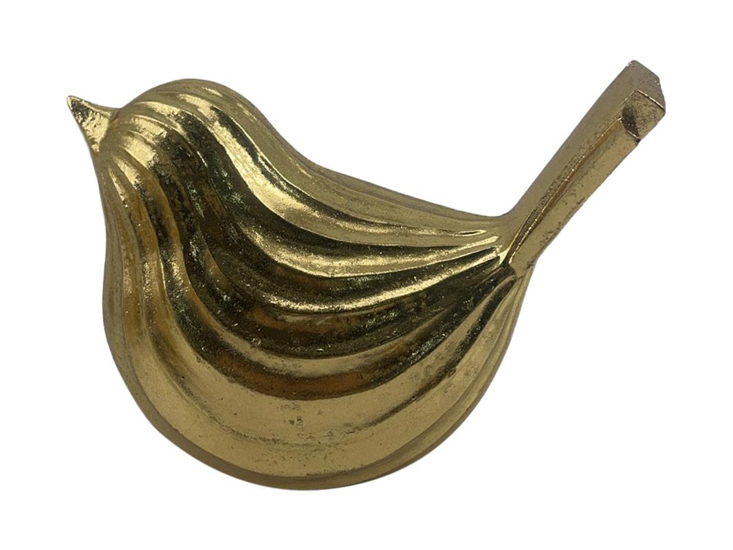 14cm Gold Decor Bird