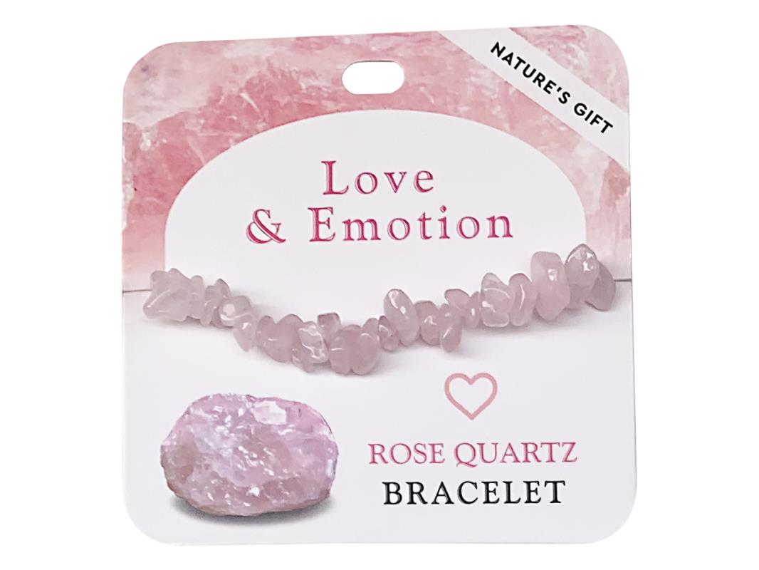 Wellness Gemstone Bracelet Rose Quartz