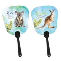 3D Hand Waver Fan with Australian Animal  Kangaroo/Koala Design 2 Asstd