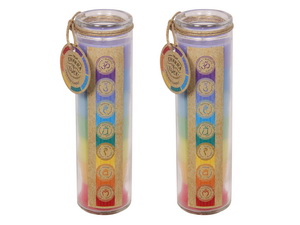 300gram 21cm Chakra & Luck 7 Layered Candle