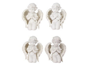 10cm Kneeling/Praying Cherub 4 Asstd