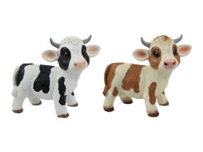 14cm Standing Cute Spotted Cow 2 Asstd