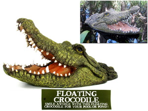 46cm Floating Crocodile with Mouth Open