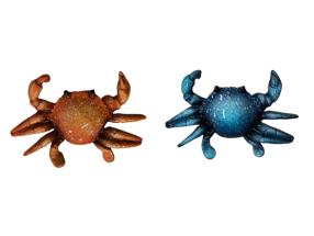 9cm Marble Crab on Display 2 Asstd Bulk Packing (48=Divider Perforated Box)