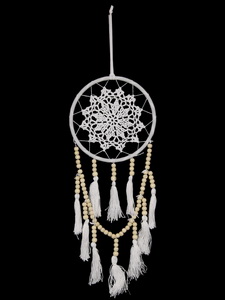 16cm White Crochet Dream Catcher