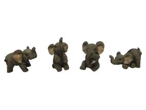 7cm Baby Elephant 4 Asstd
