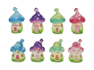 9cm Fairy Garden House 8 Asstd