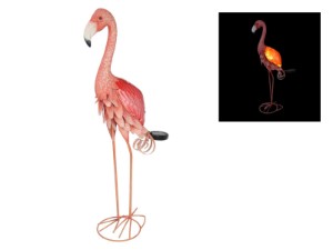 73cm Pink Flamingo with Solar Garden Light