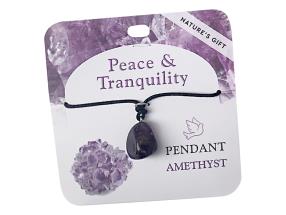 Wellness Gemstone Pendant Amethyst