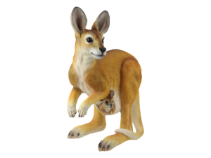 37cm Kangaroo with Joey