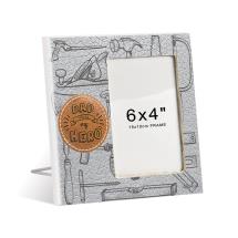 20x20cm (4x6” Photo) Vertical Photo Frame Best Dad Design by Kelly Lane