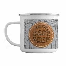 325ml Enamel Mug with Dad Design by Kelly Lane