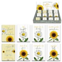 6x8cm Magnet with Sunflower and Daisy Design by Kelly Lane (48=Free Display) 8 Asstd