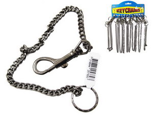 Dog Clip Keyring with Chain