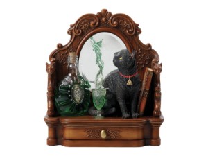 22cm Absinthe Cat Figurine by Lisa Parker (Gift Box) Licensed