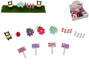 Fairy Garden Pack 5 Asstd Styles (120=Free Display)