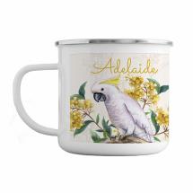 8cm Enamel Mug Cockatoo