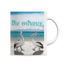 325ml Porcelain Mug Pelicans by Kelly Lane