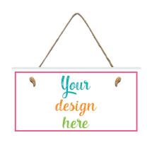15x30cm Hanging MDF Plaque  BLANK *Add custom design or text*