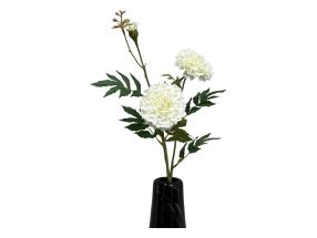 72cm 2 Head White Chrysanthemum Flower Stem