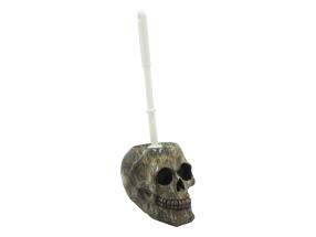 36cm Marble Skull Toilet Brush