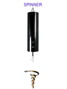 Wind Chime/Mobile Spinner (1x D Cell Battery)