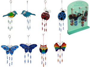 Rainbow Cute Suncatchers with Beads 5 Asstd (30=Free Display)