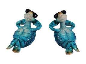 9cm Cool Laid Back Turtle 2 Asstd